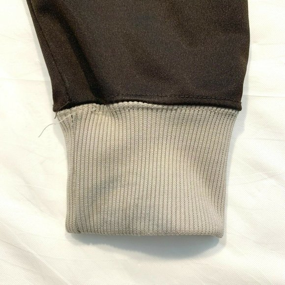 Hurley Full Zip Track Jacket Activewear Sweatshirt Bomber‎ Colorblock Brown S - Picture 8 of 12